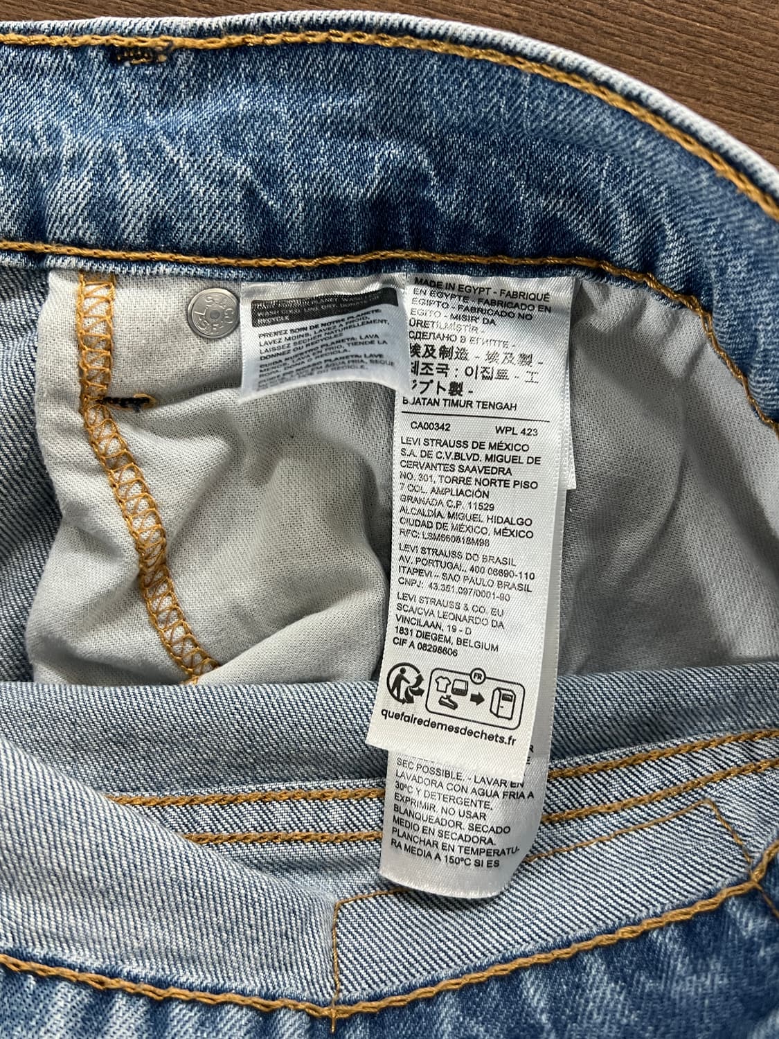 Levis 리바이스 559 릴렉스드 스트레이트핏 연청 데님 팬츠 상품이미지6