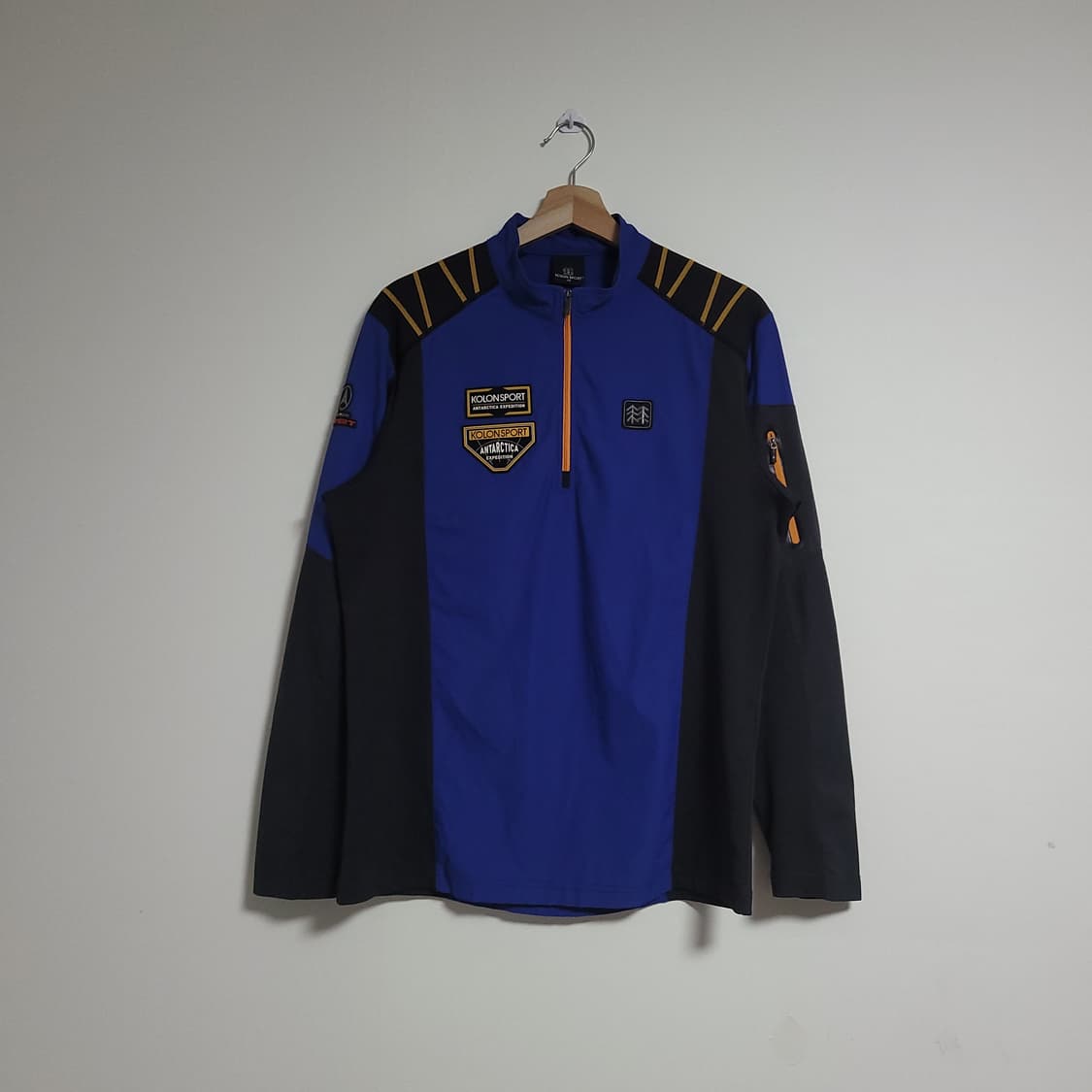 (100) 코오롱스포츠 긴팔 하프집업 티셔츠 등산 작업복 상품이미지1