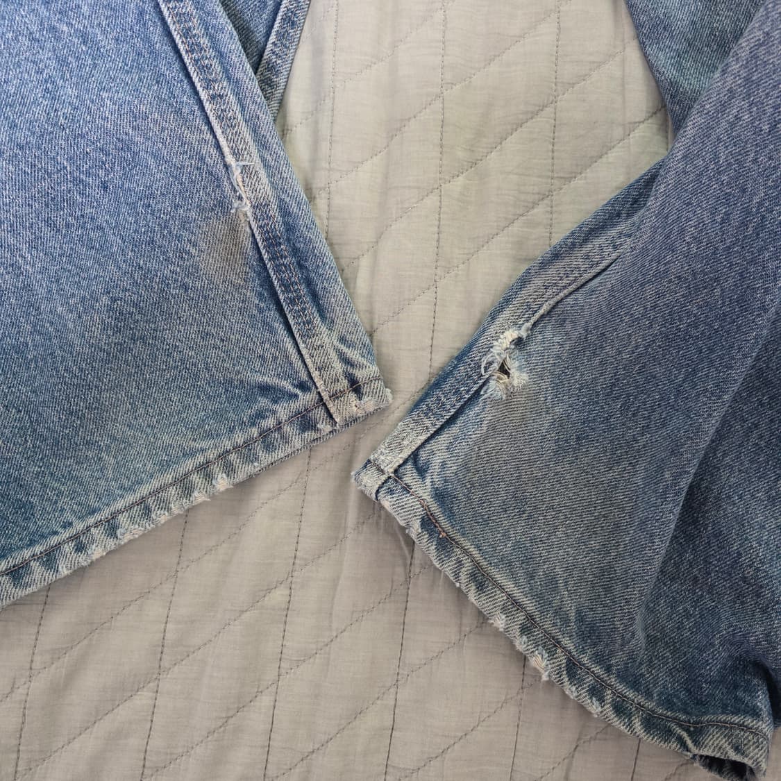 [34X34] 빈티지 칼하트 더블니 FR 데님팬츠 데미지 B26 상품이미지5
