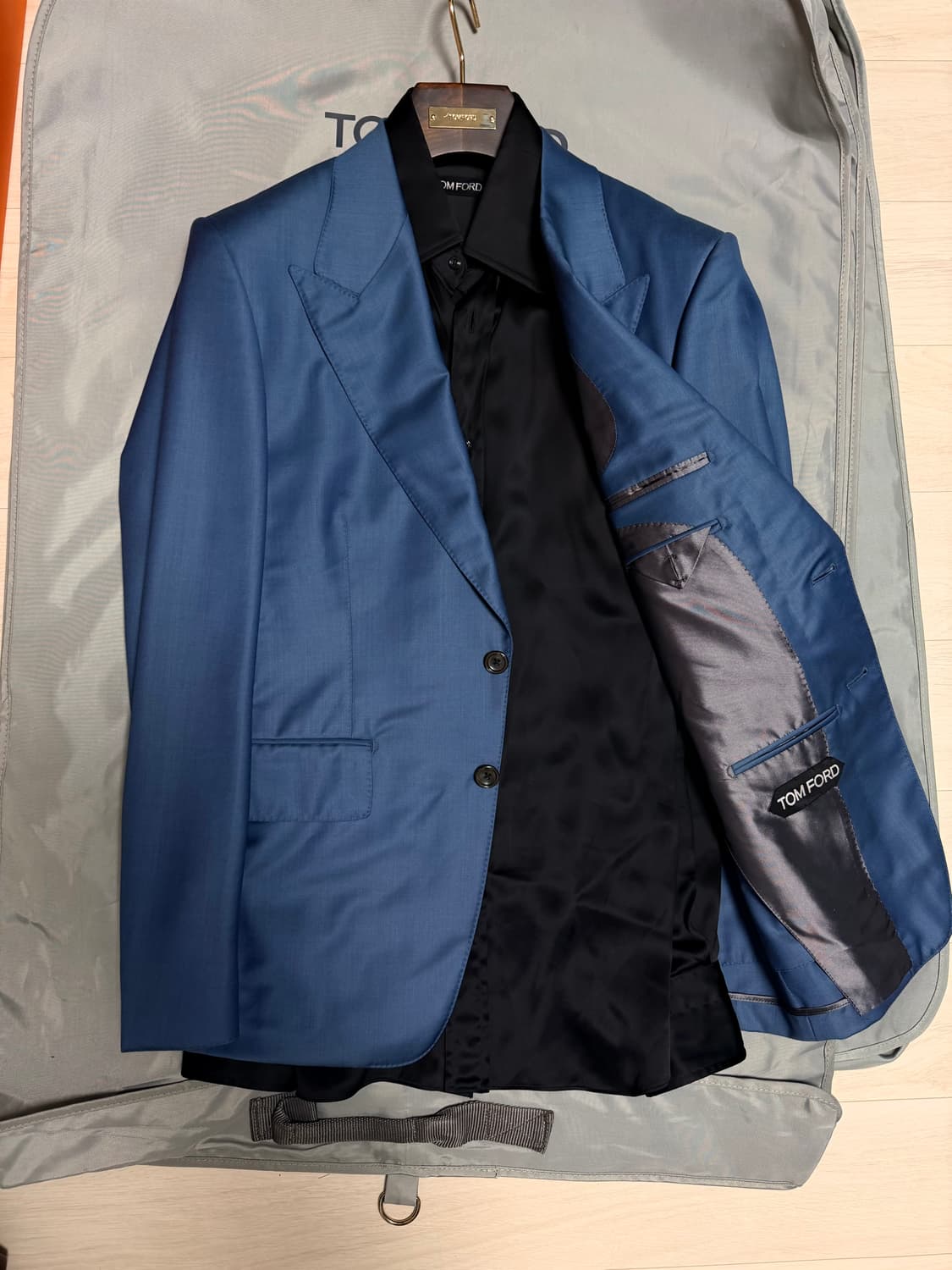 (명작,강추👍)톰포드 쉘튼 사파이어 블루 자켓 블레이져 수트 상품이미지2