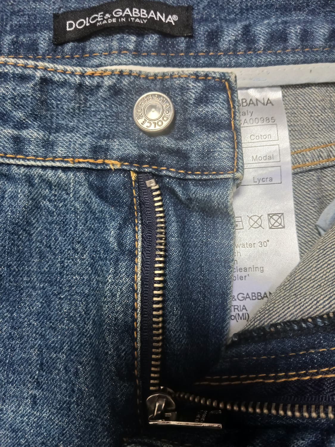 [31] 돌체앤가바나 히든플레이트 14골드진 청바지 상품이미지6