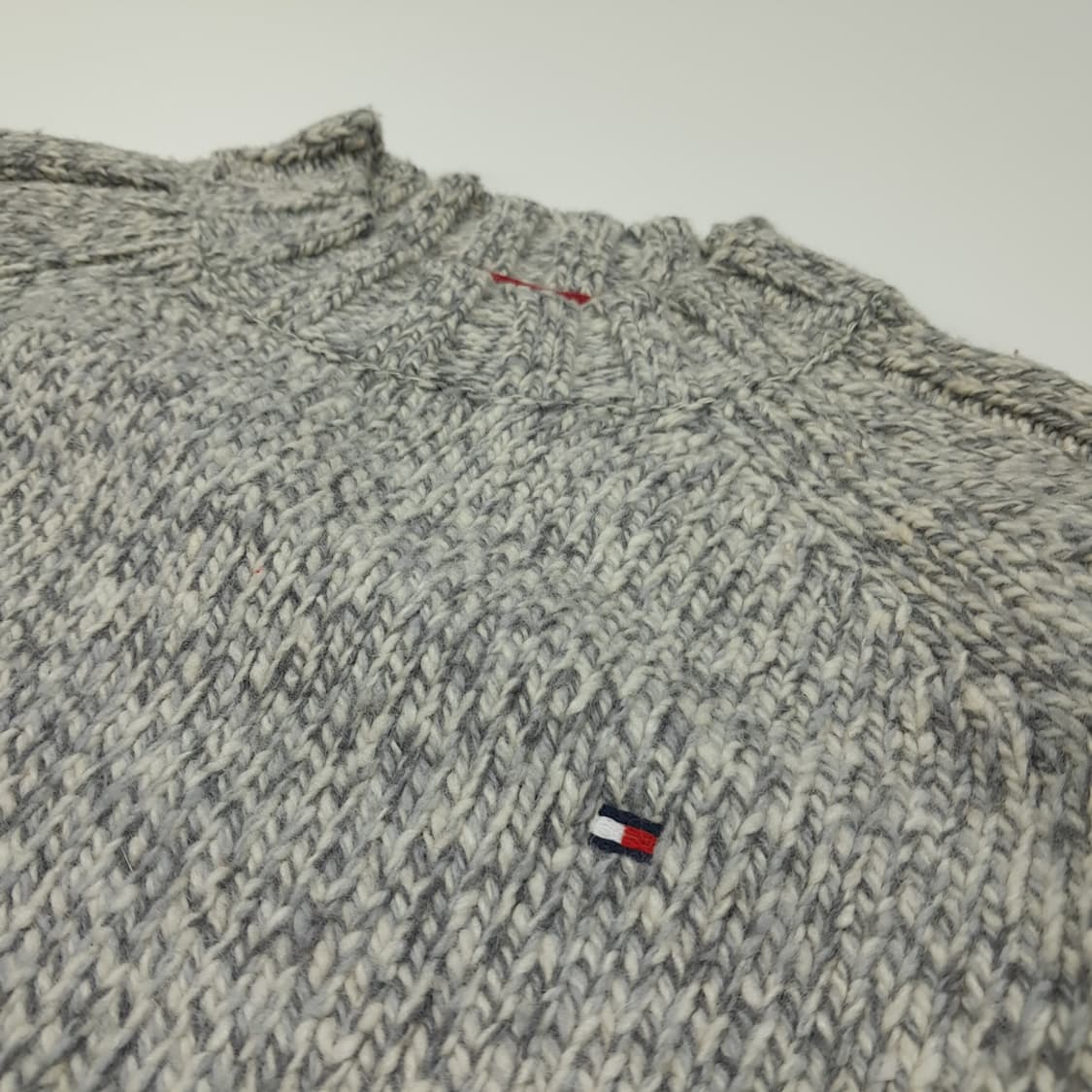 CL116 XL 타미힐피거 2004 그레이 멜란지 울 & 나일론 블렌드 상품이미지3