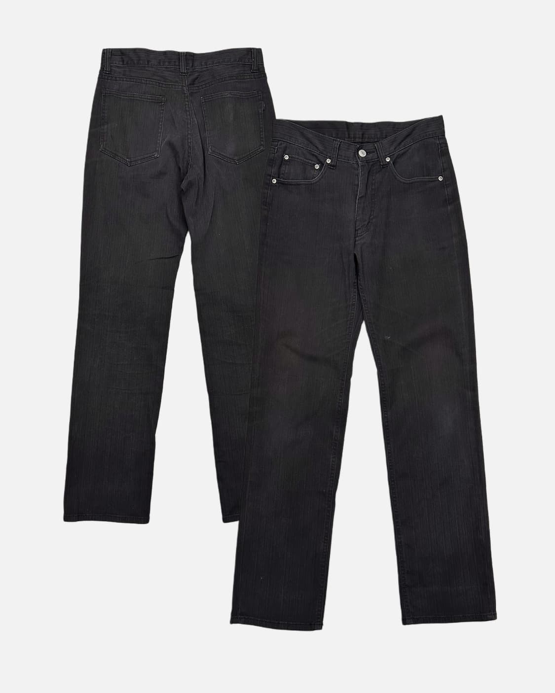 black stripe straigh jean 상품이미지1