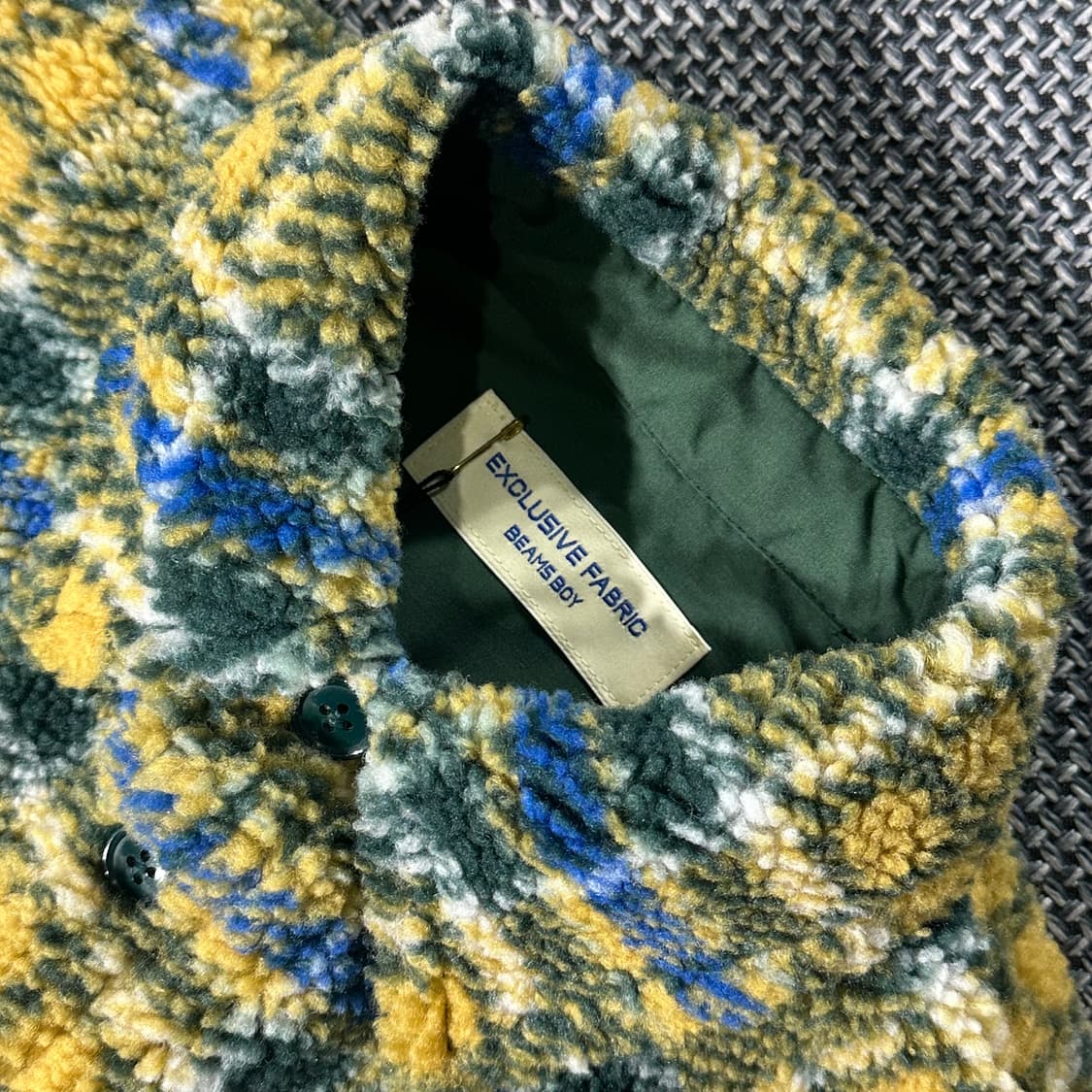 빔즈보이 체크 플리스 자켓 (M) 상품이미지7