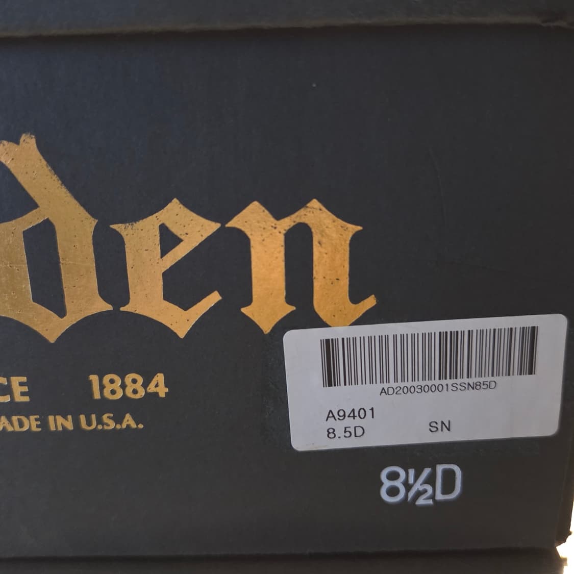 알든 A9401 스웨이드 플레인토 슈즈 밀리터리 라스트 (8 1/2 D) 상품이미지7