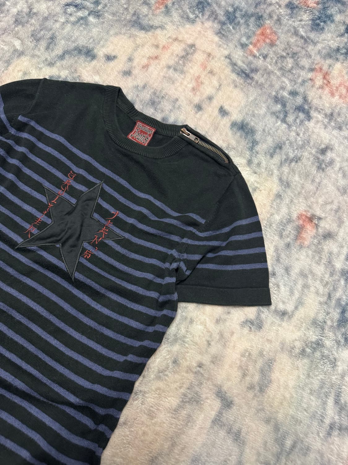 90s jean paul gaultier star stripe half  상품이미지4
