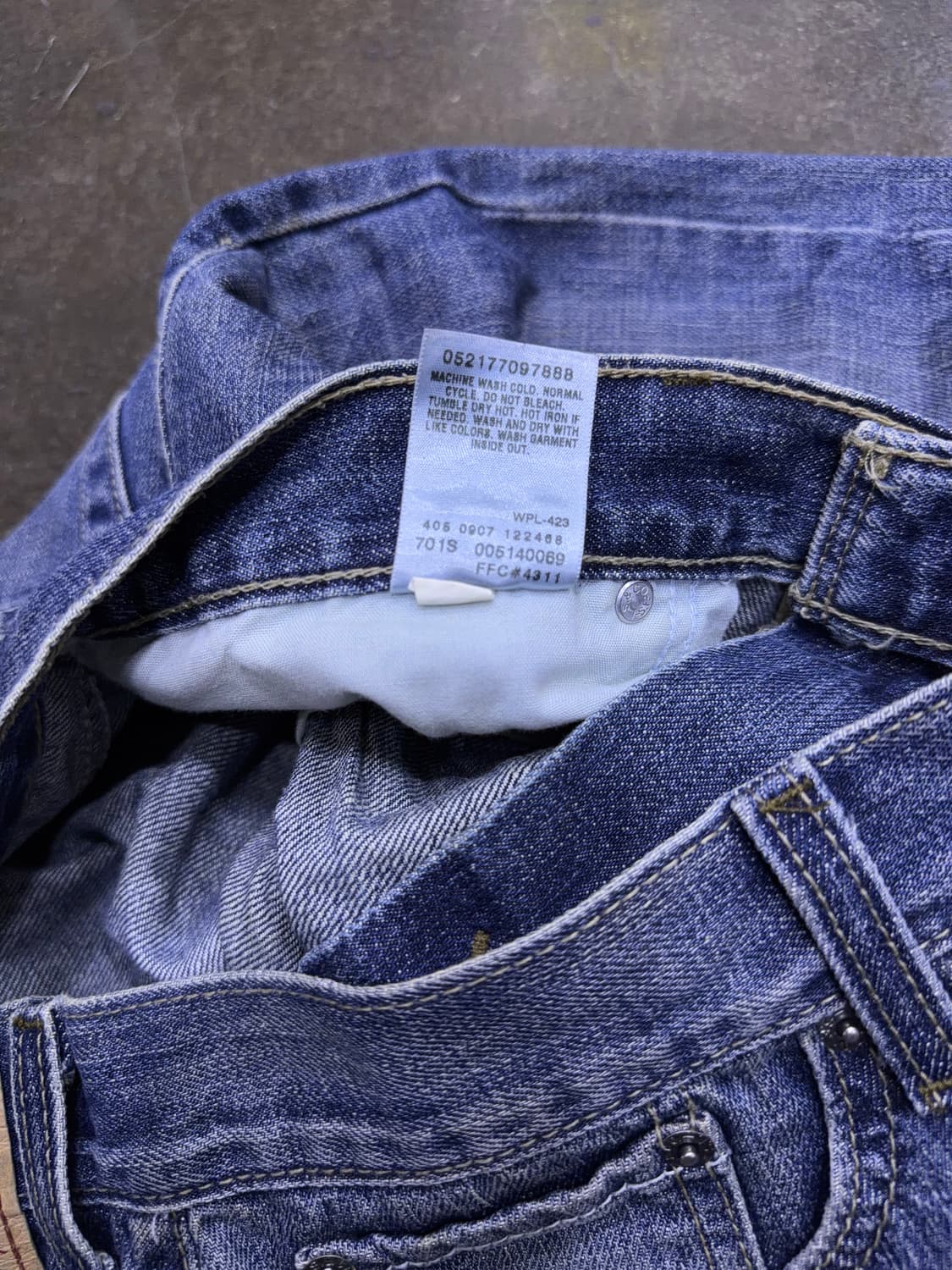 리바이스 514 00's 슬림 스트레이트핏 빈티지 워싱 데님팬츠 33 상품이미지10