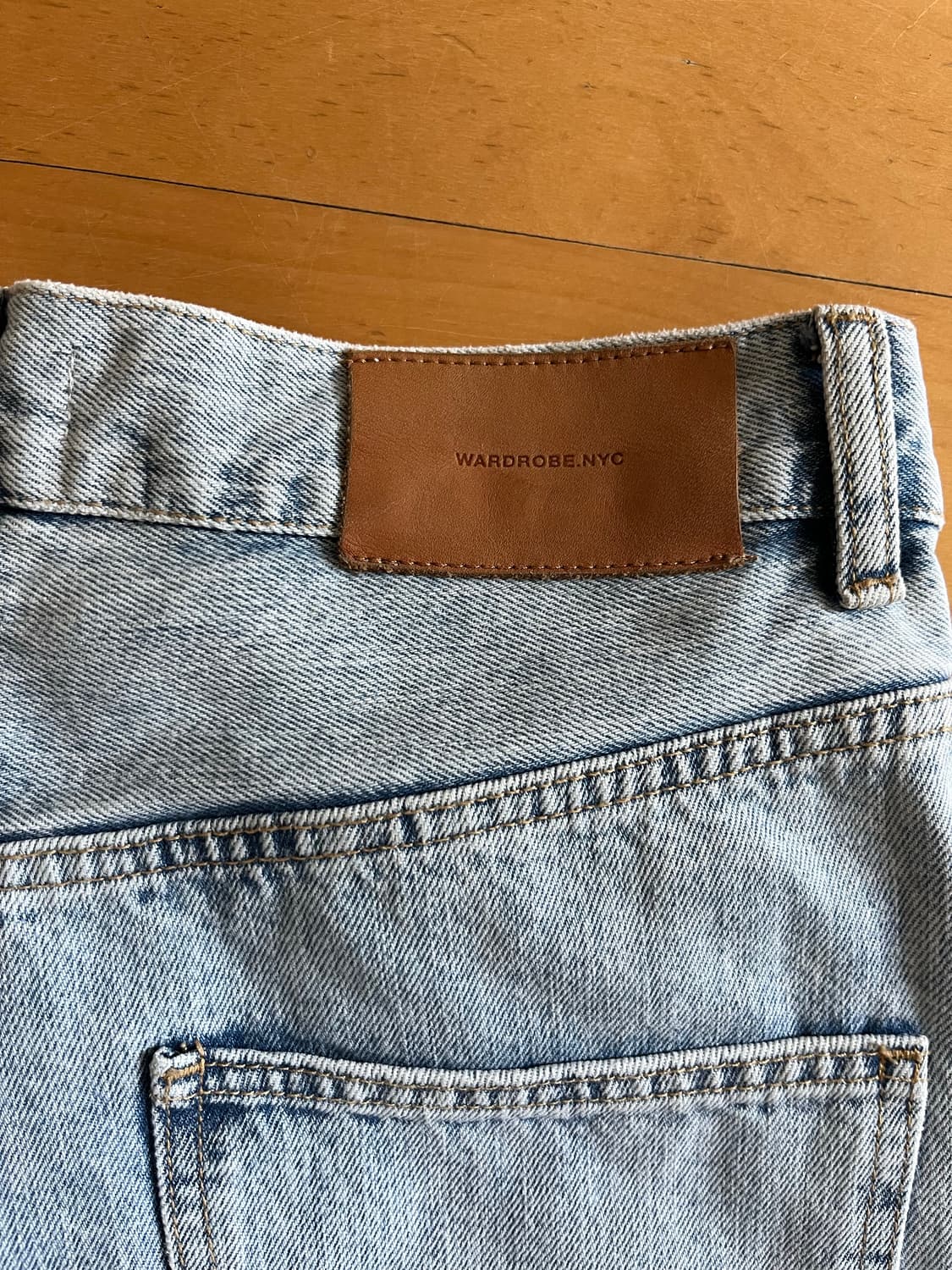 WARDROBE NYC 로우 라이즈 데님 상품이미지10