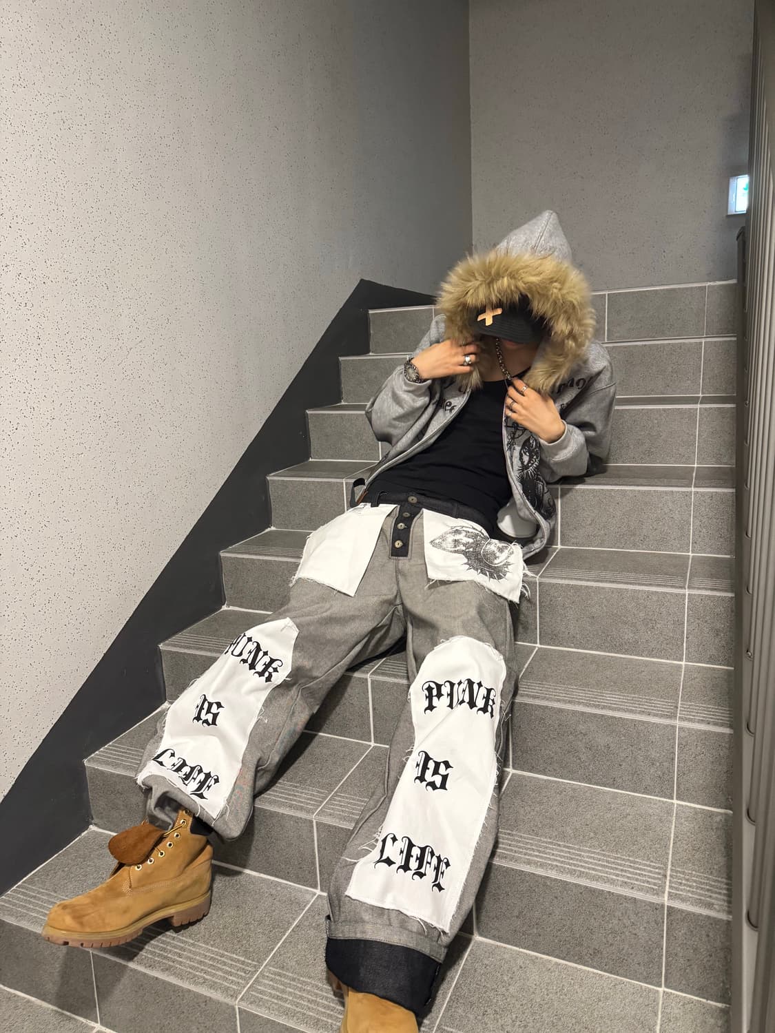 비엑세스 funk is life 데님팬츠 상품이미지1