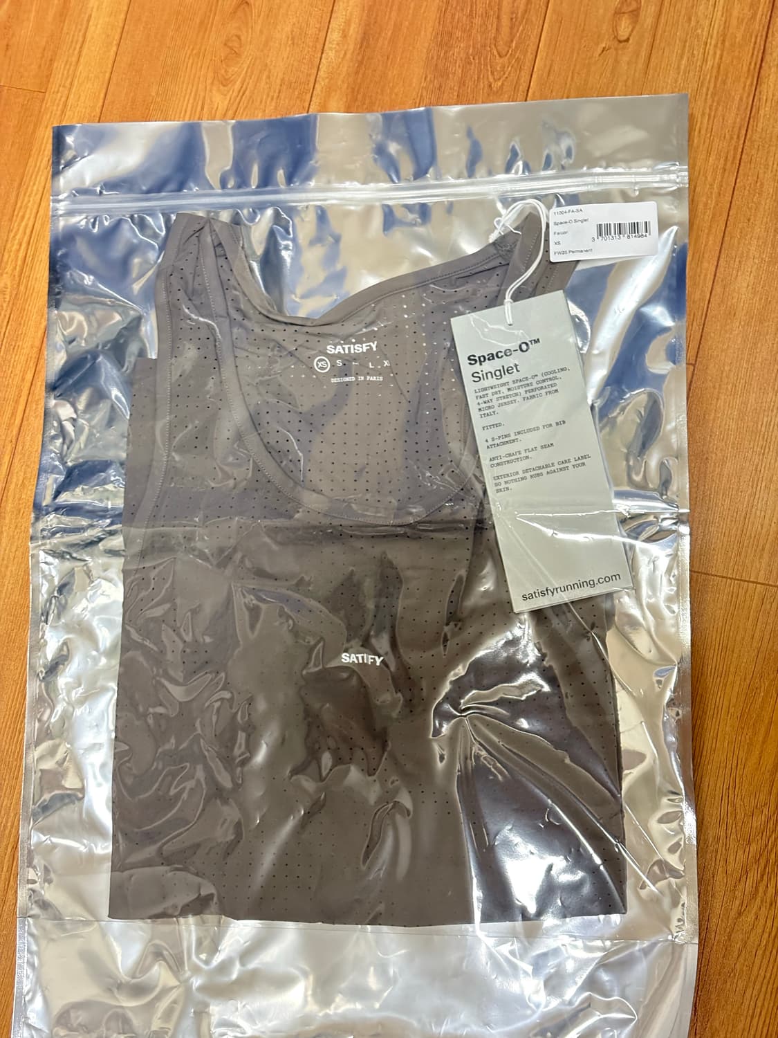 새티스파이 Space-O™ Singlet 팔콘 xs 미개봉 새상품 상품이미지3