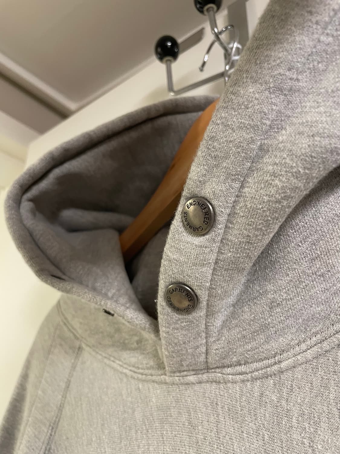 엔지니어드가먼트 래글런 후드 스웻셔츠 XL 상품이미지6