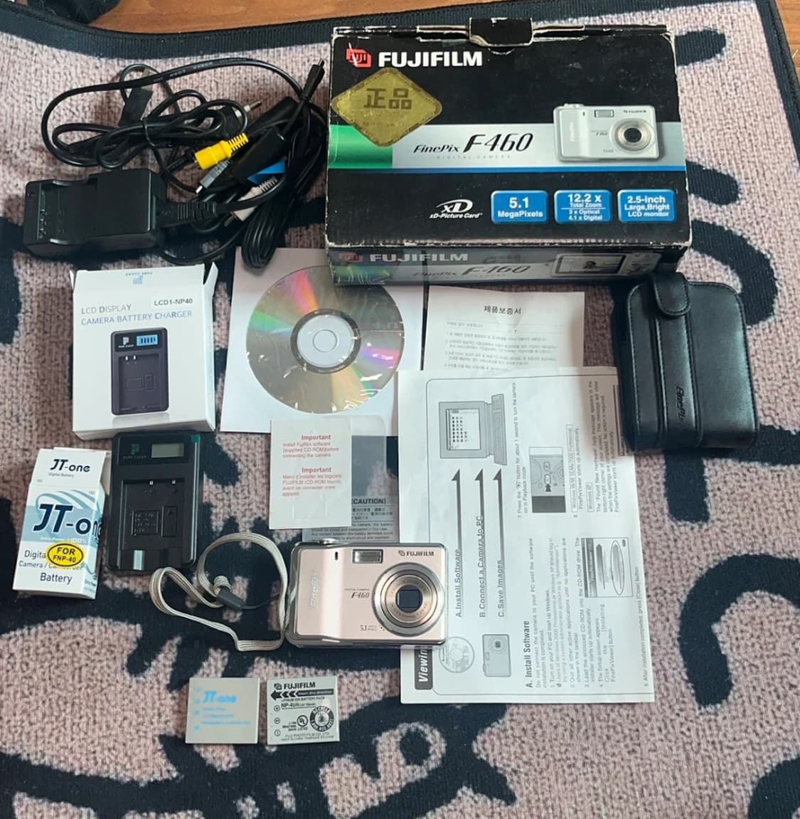 작례있음) 풀박스 후지필름 FinePix F460 디카 디지털카메라 상품이미지1