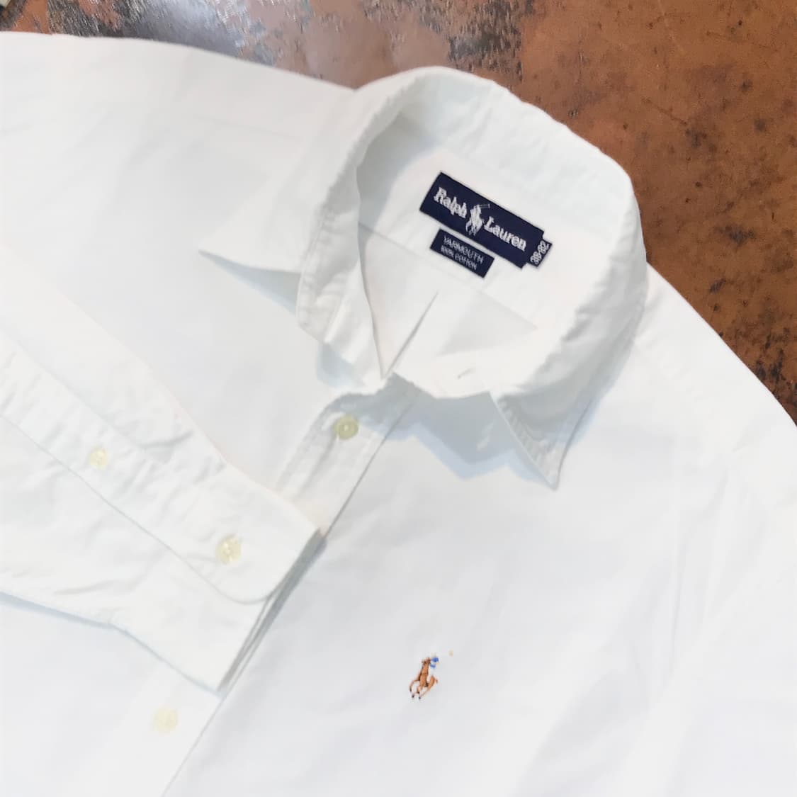 폴로랄프로렌 화이트 옥스포드 셔츠 남성 105 사이즈  상품이미지3