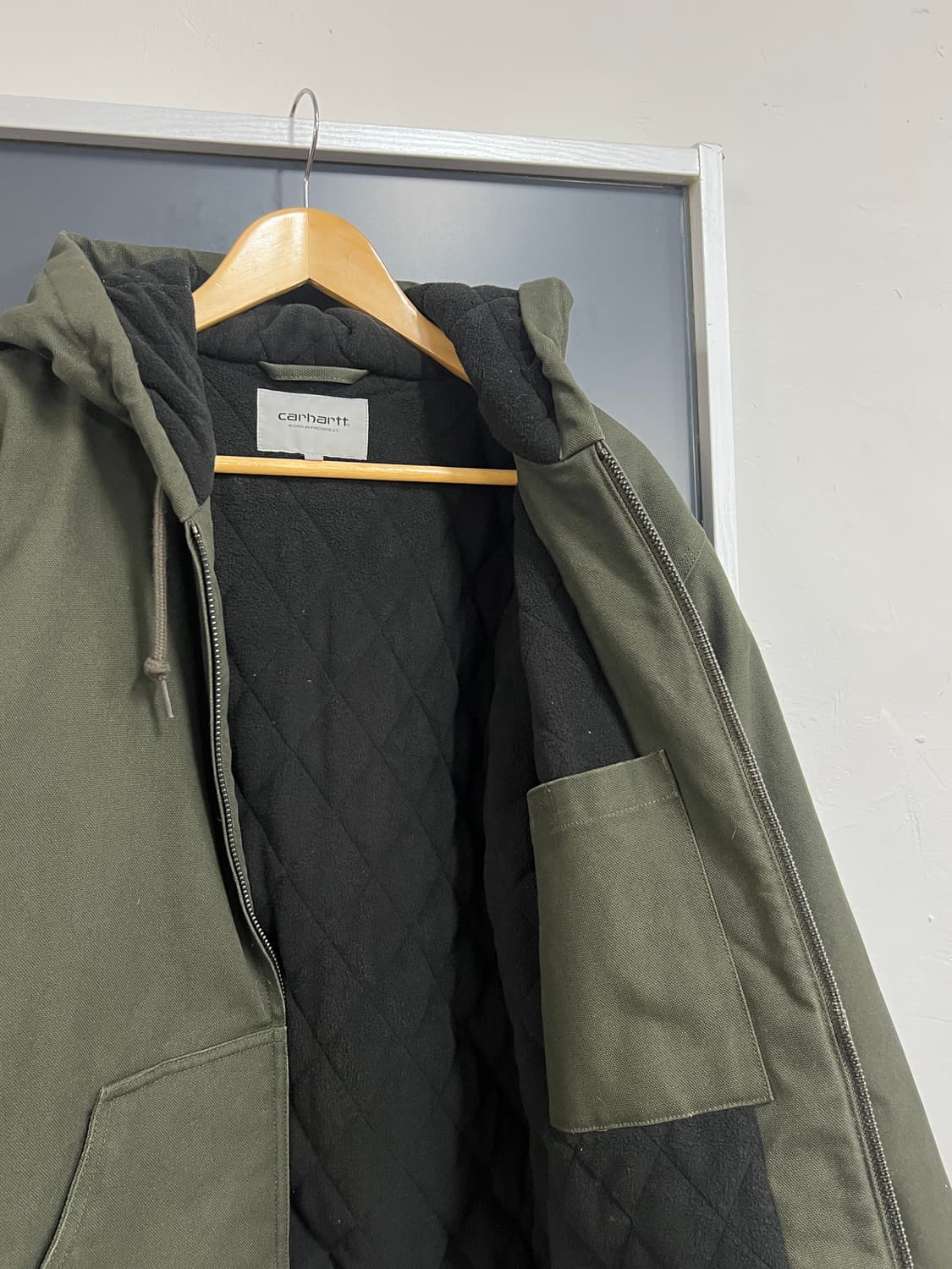 Carhartt WIP 칼하트 모스그린 액티브 워크 자켓 상품이미지6