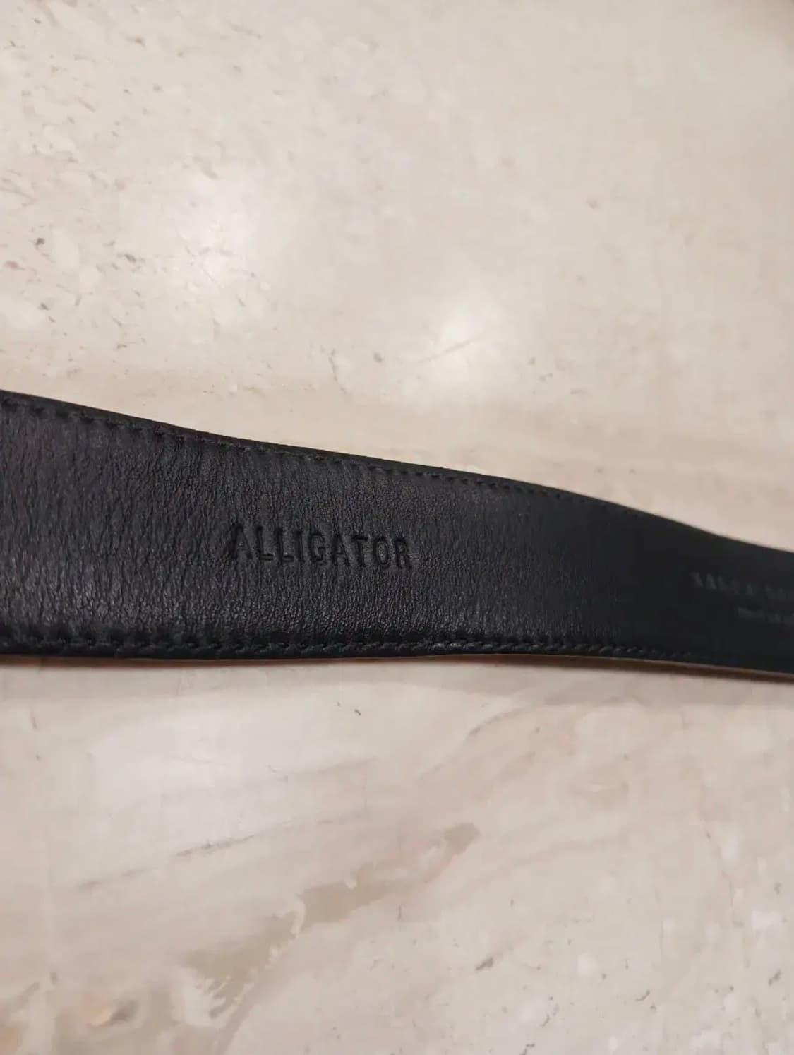 RALPH LAUREN PURPLE LABEL ALLIGATOR BELT 상품이미지3