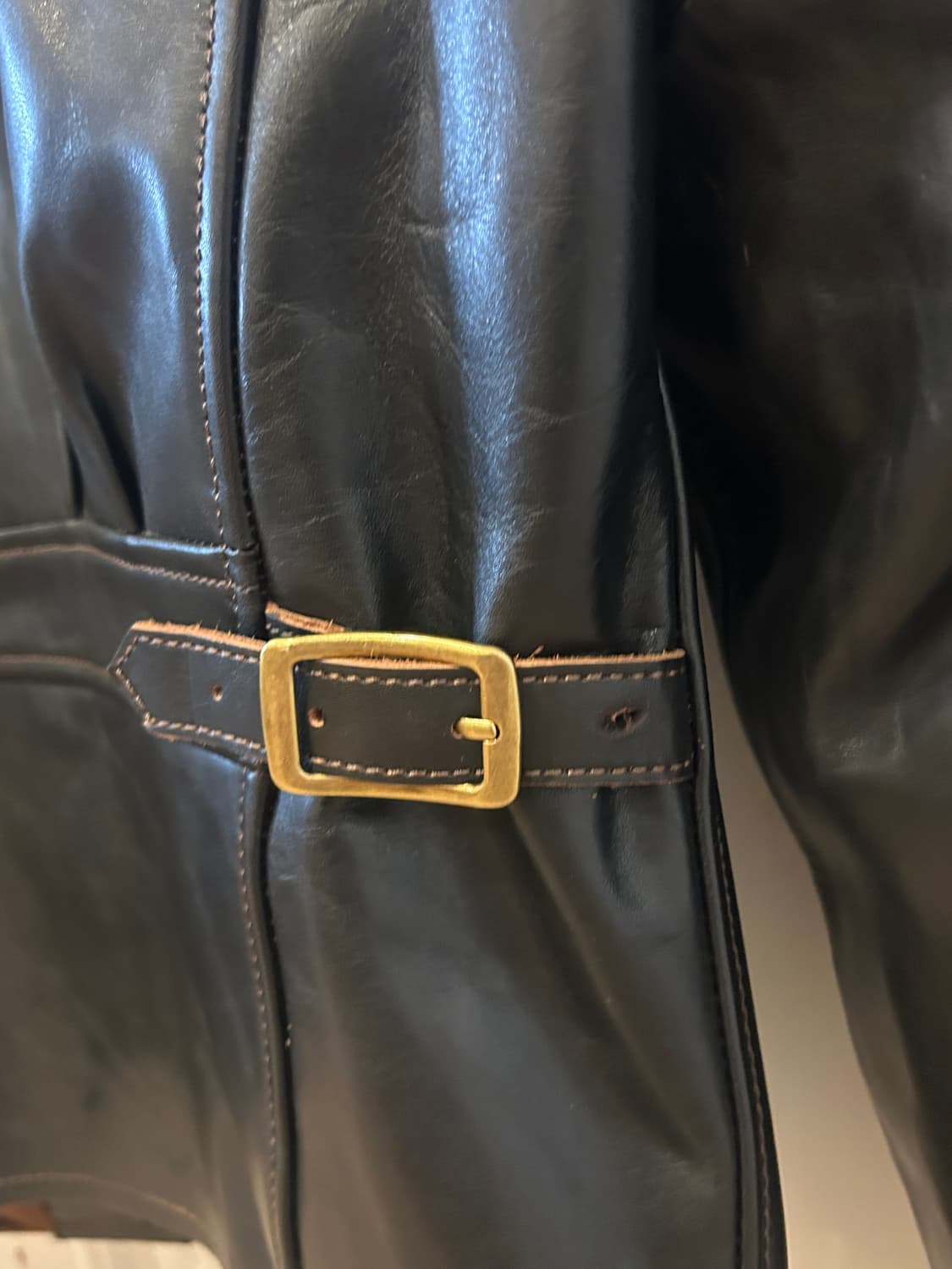 [40]에어로레더 하프벨트 교신O 상품이미지5