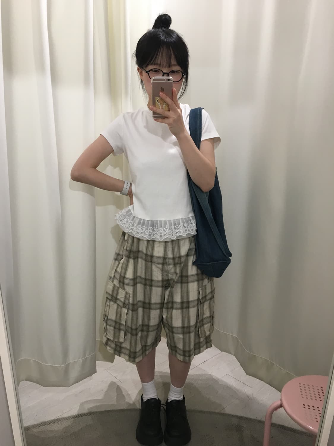 프릴 레이스 티셔츠 상품이미지2