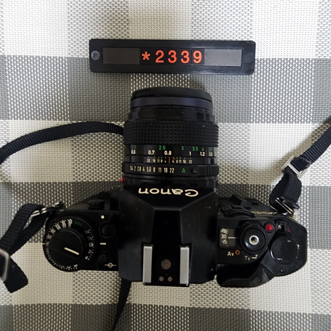 캐논 A-1 필름카메라 블랙바디 1.4렌즈 상품이미지3