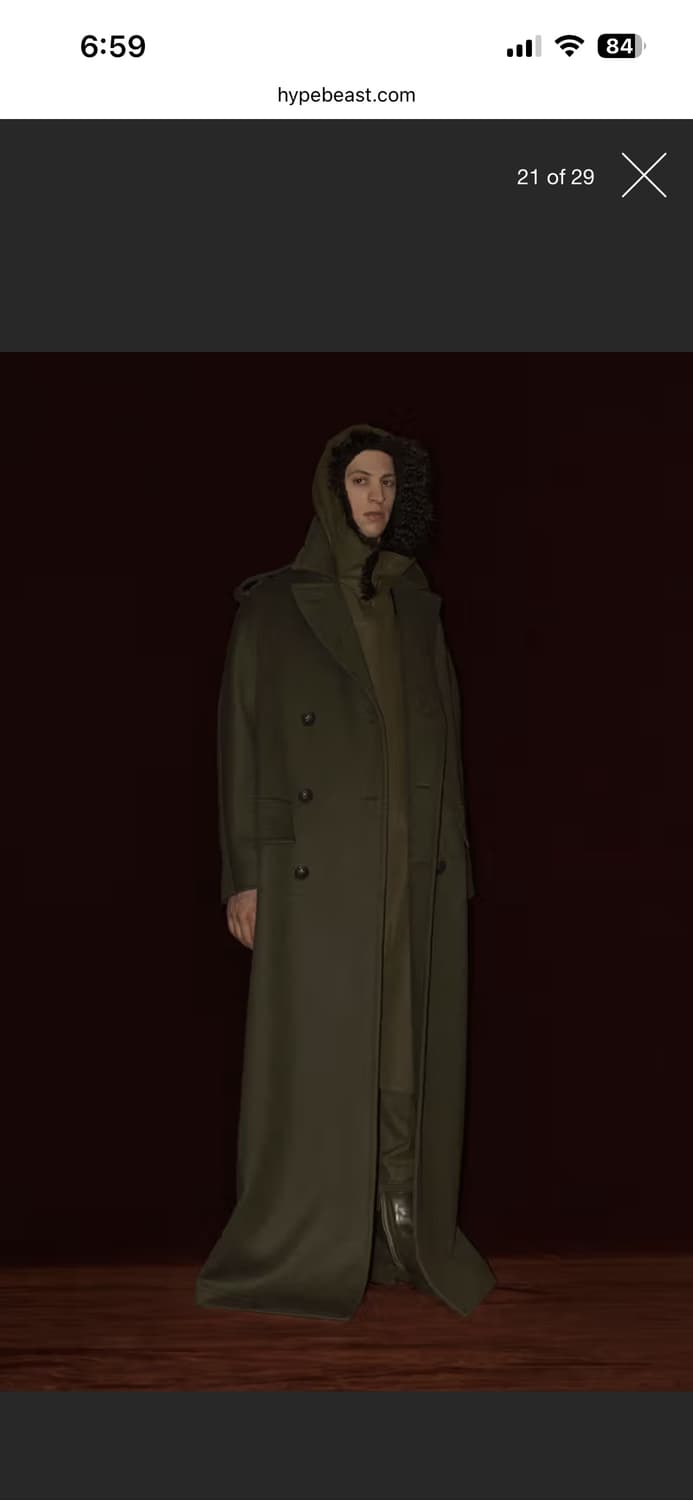 발렌시아가 메일컬렉션 한정판 코트 판매합니다 상품이미지1