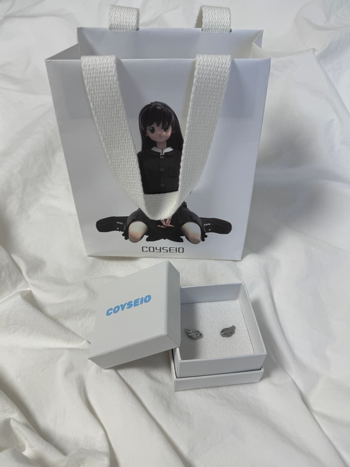 코이세이오 날개 귀걸이 coyseio  상품이미지1