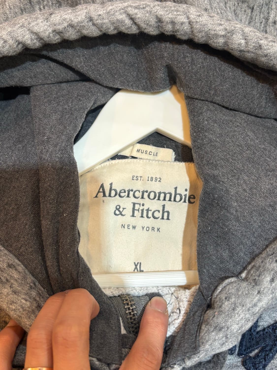 아베크롬비 후드집업 XL 상품이미지6