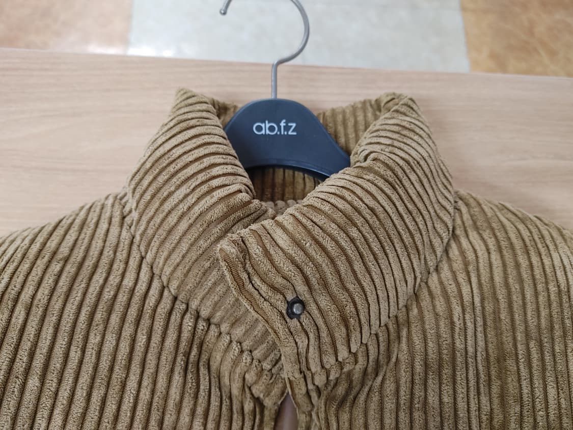 폴리소재 골지 디자인 폴리 패딩 조끼 상품이미지3