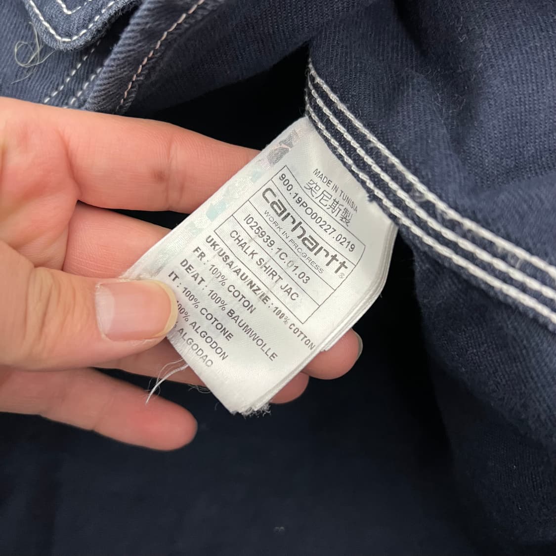 칼하트 WIP 초크 스티치 셔츠 자켓 상품이미지6