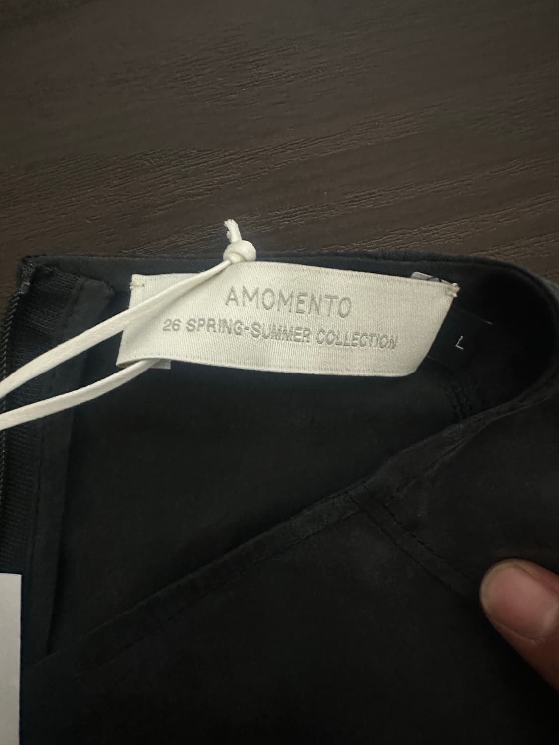 아모멘토26SS래글런 큐프로탑 차콜 상품이미지3