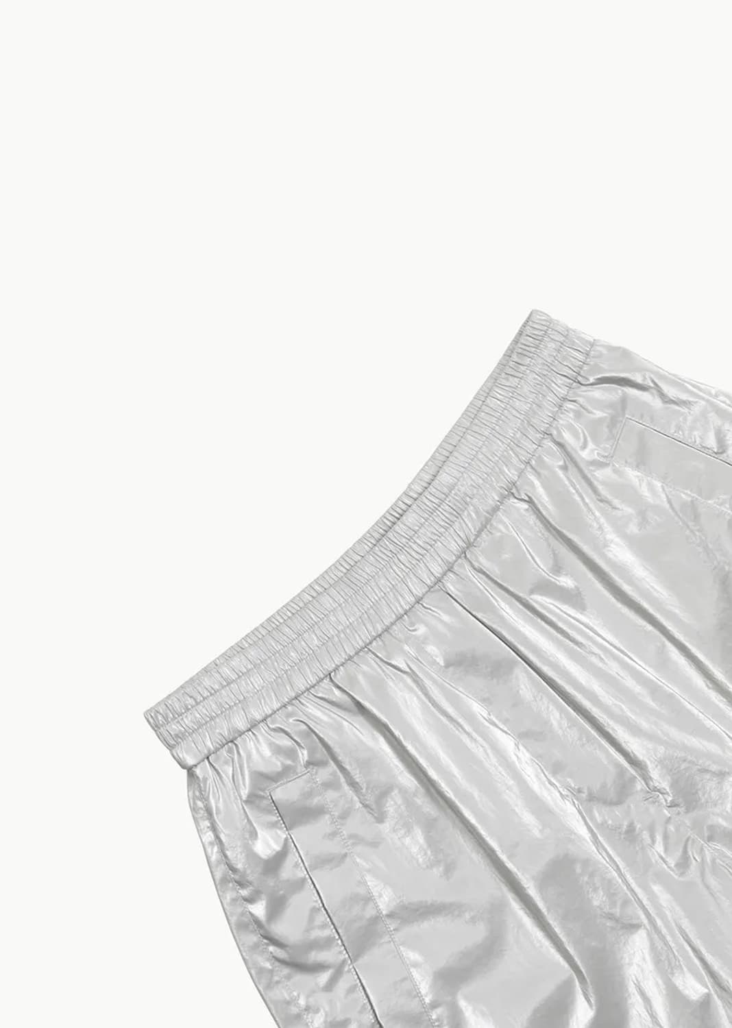[아모멘토]AMOMENTO SILVER FOIL SHORTS /실버쇼츠 상품이미지6