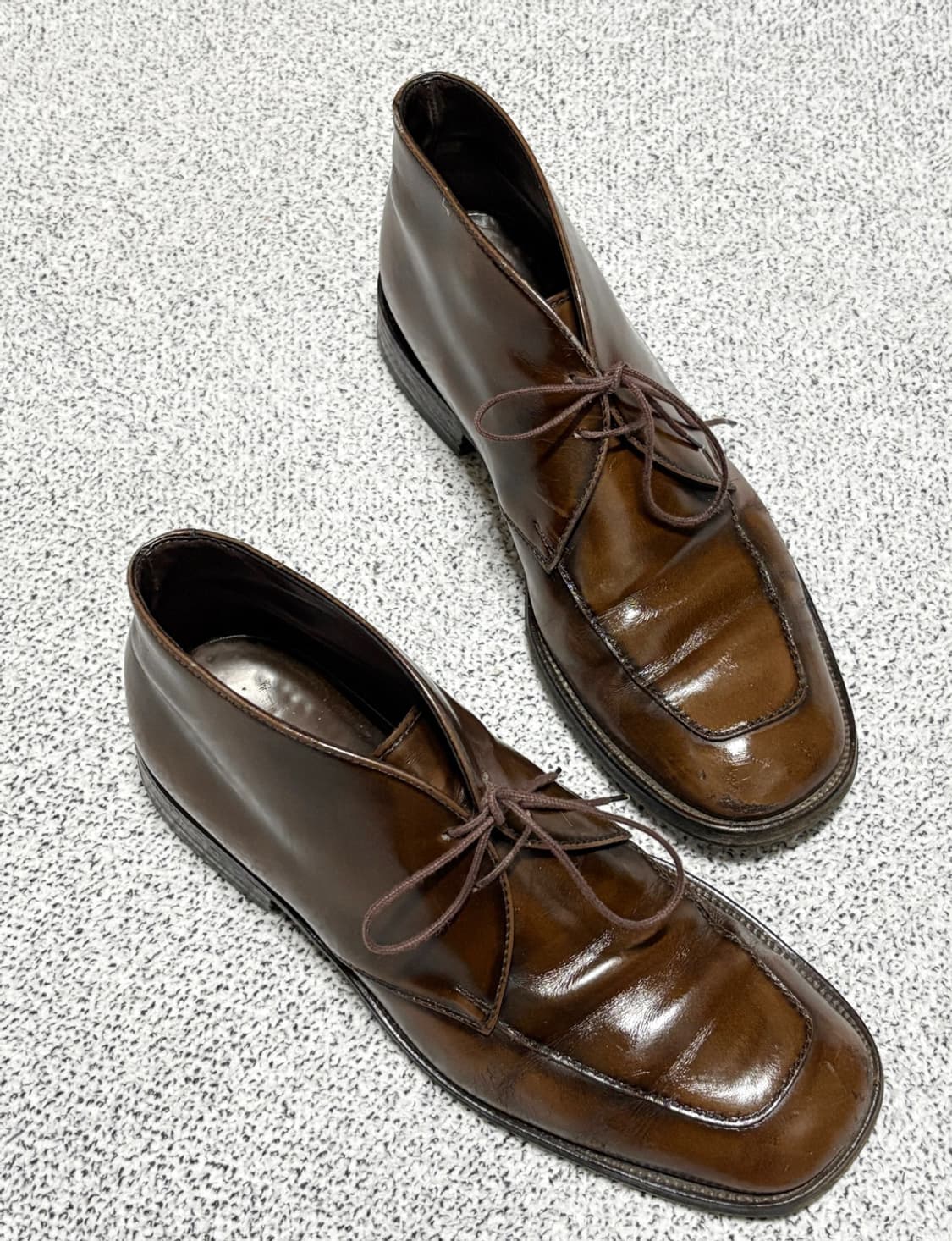 프라다 빈티지 레더 처카부츠 상품이미지3