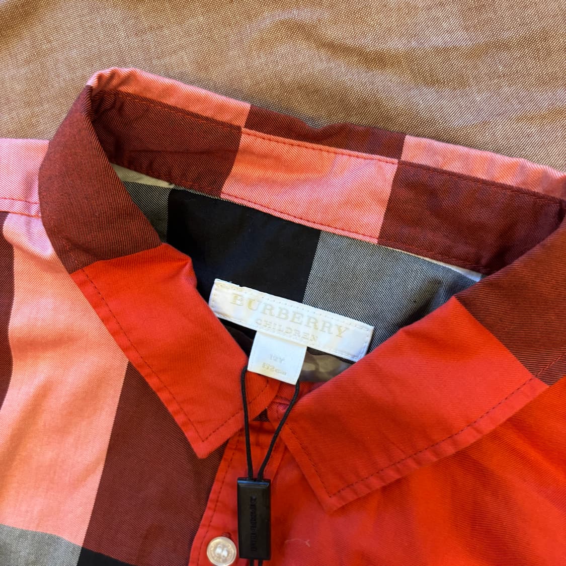 버버리 키즈 체크 남방 (12y)   상품이미지6