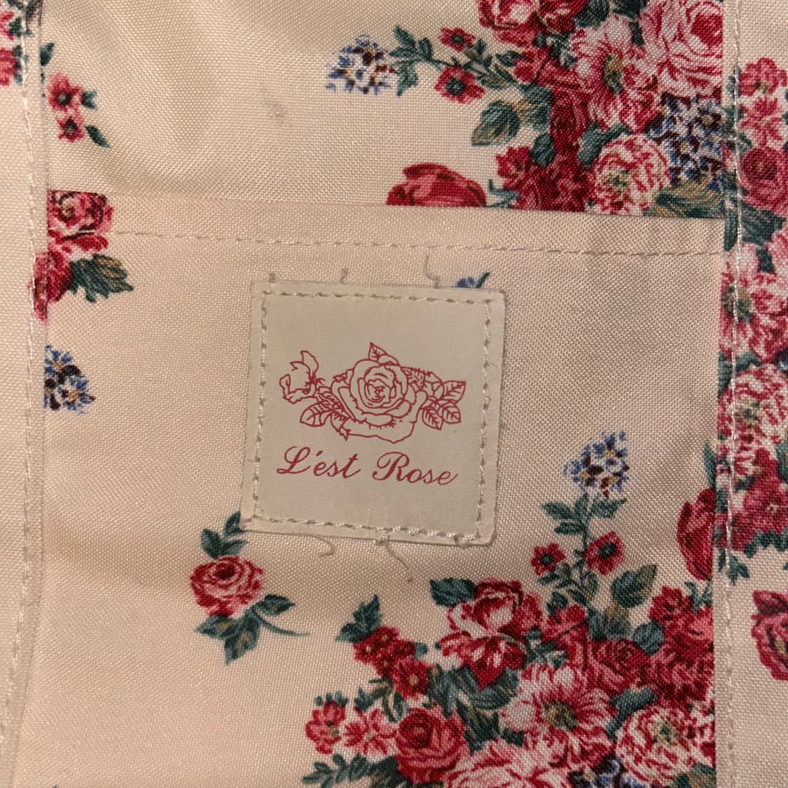 레스트로즈 크림플라워 숄더백 보부상백 아오이유우모리 상품이미지2