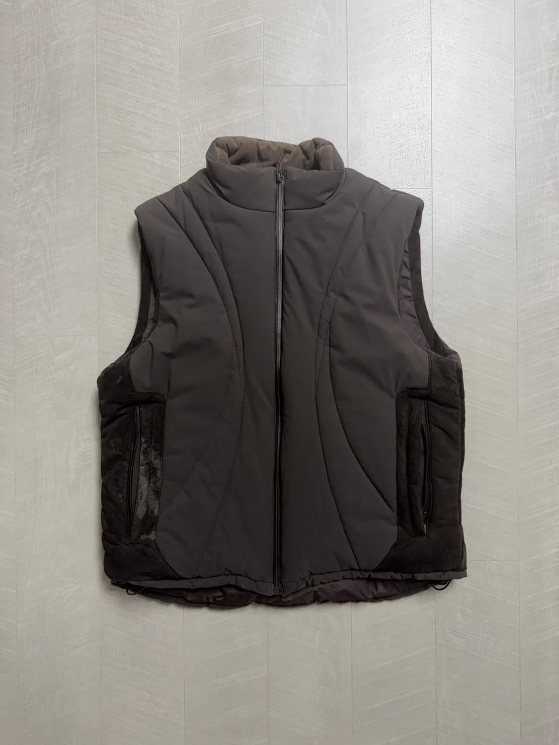 [2] XLIM EP1 패딩 베스트 브라운 상품이미지1