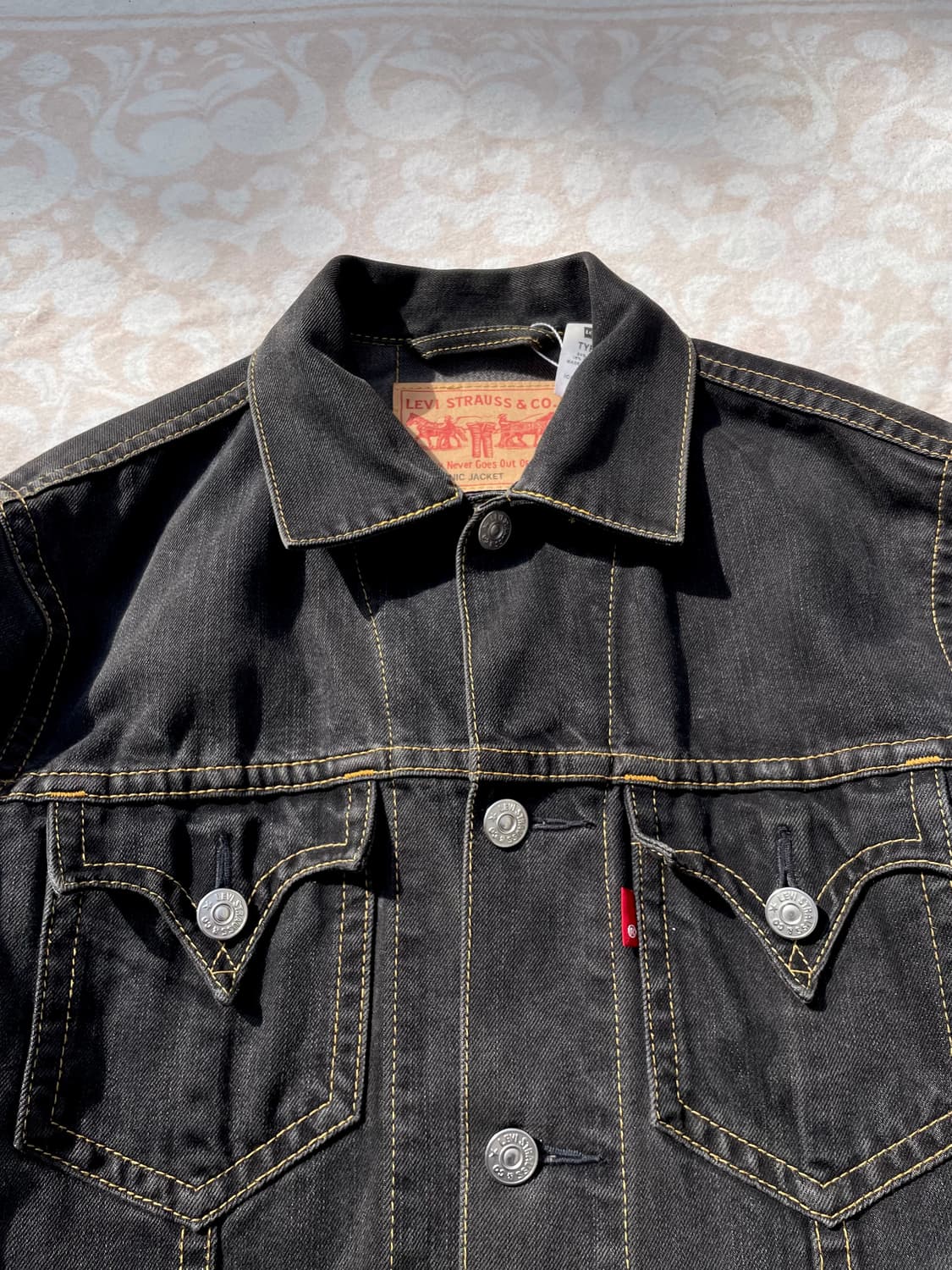 Levi’s Black Western Icon Denim Jacket 상품이미지4