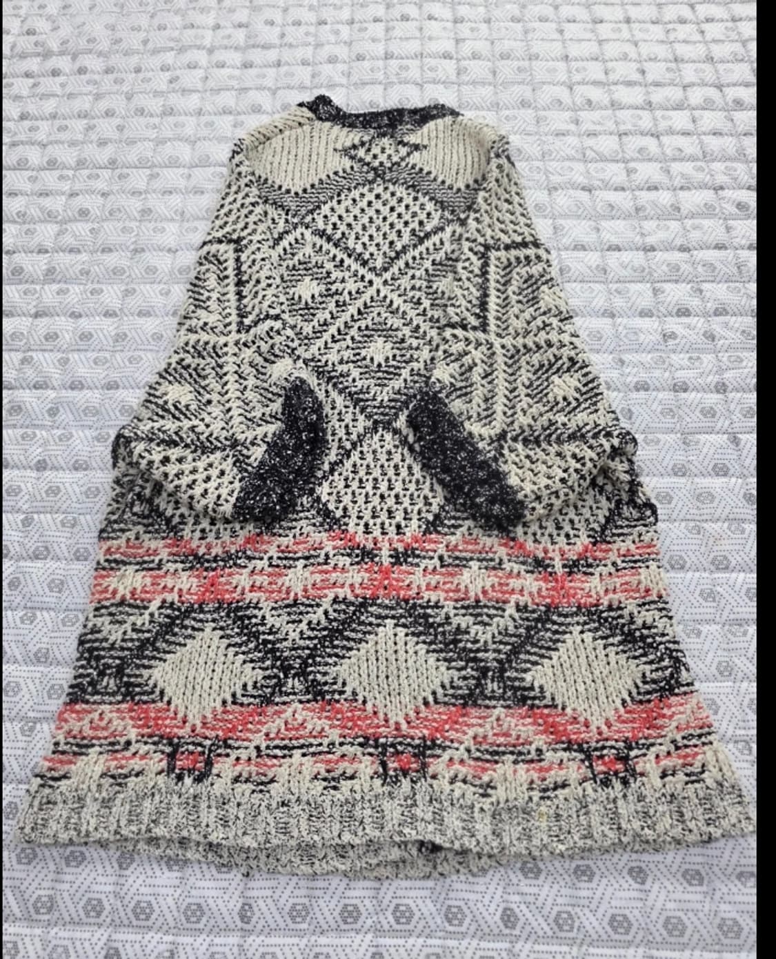 한섬 마쥬 패턴 가디건 ~55반 상품이미지6