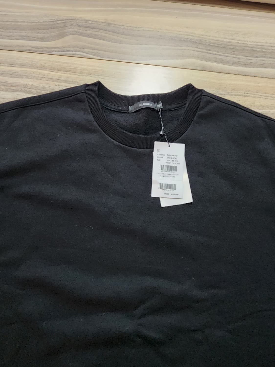 클라이드앤기모맨투맨티셔츠블랙105 상품이미지4
