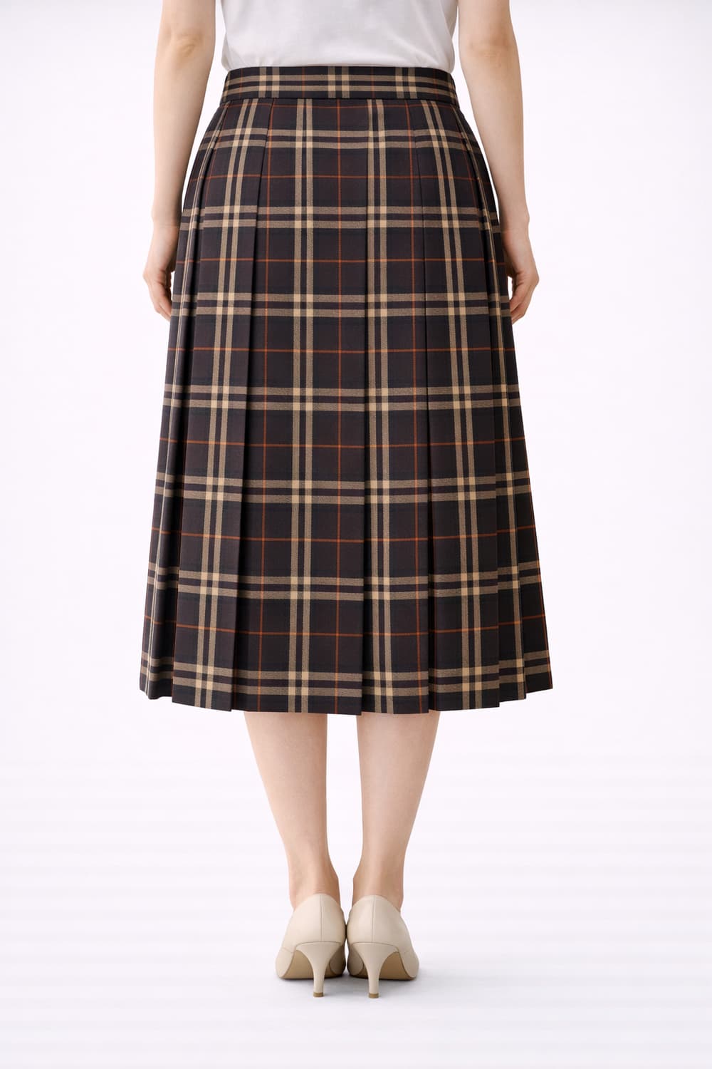 버버리 랩 스커트 여성 울스커트 상품이미지7