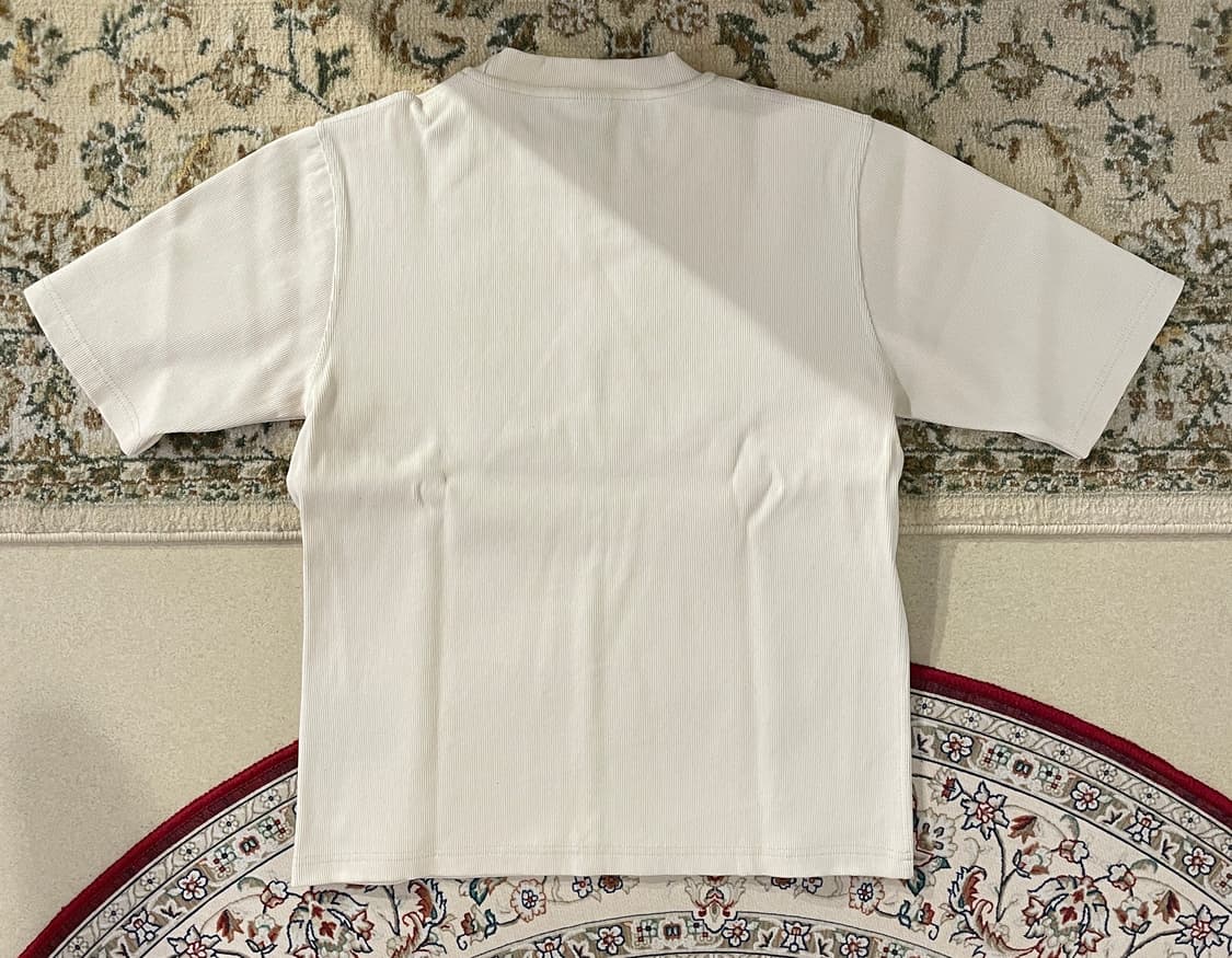 GR10K Ribbed cotton 티셔츠 상품이미지3