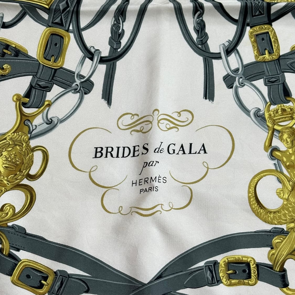 에르메스 BRIDES de GALA 빈티지 실크 까레 스카프 상품이미지3