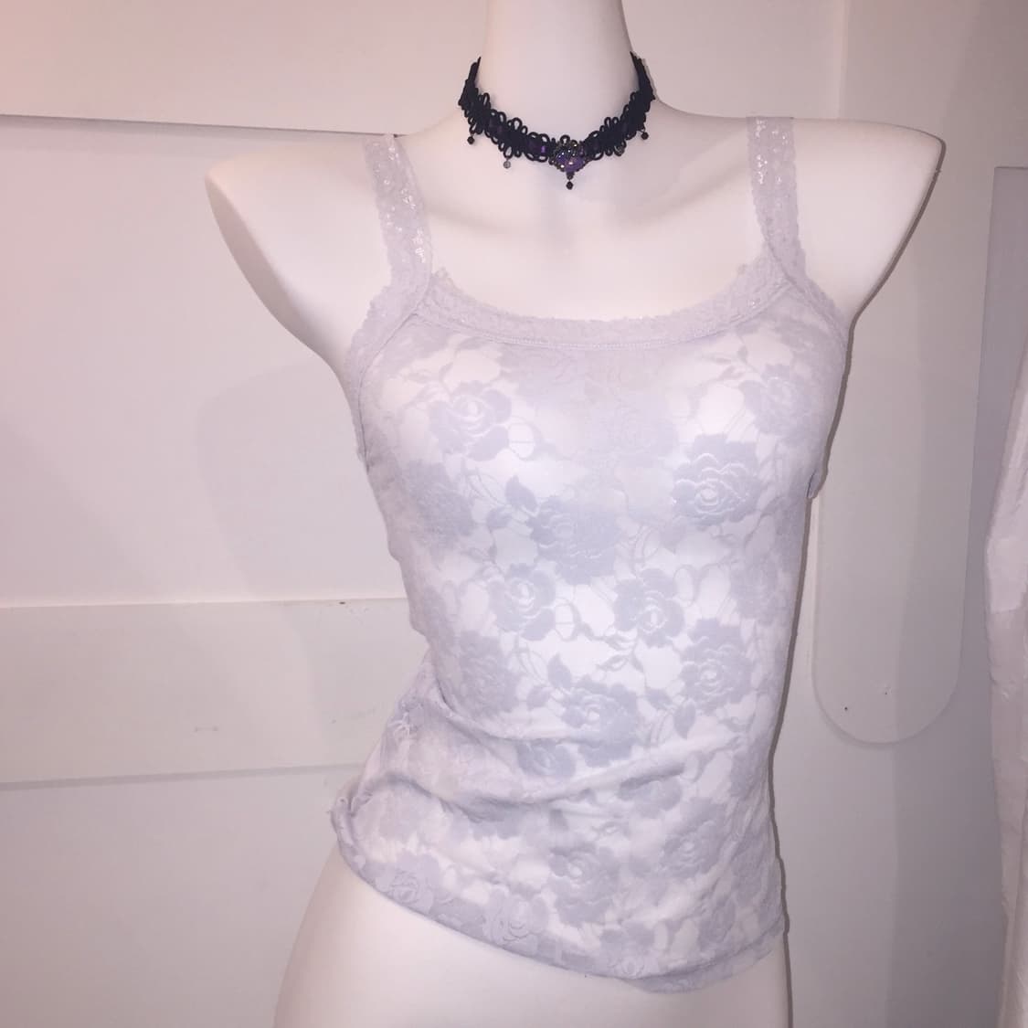 Vintage 히메갸루 오리엔탈 시스루 레이스 슬리브리스 상품이미지1