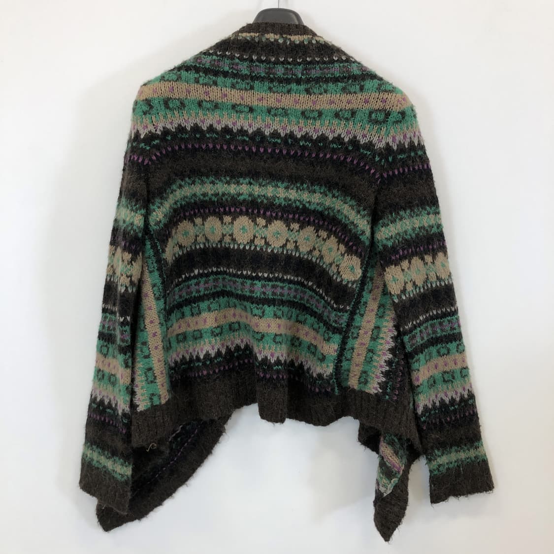 써스데이아일랜드 페어아일 오픈형 니트가디건 S 상품이미지4