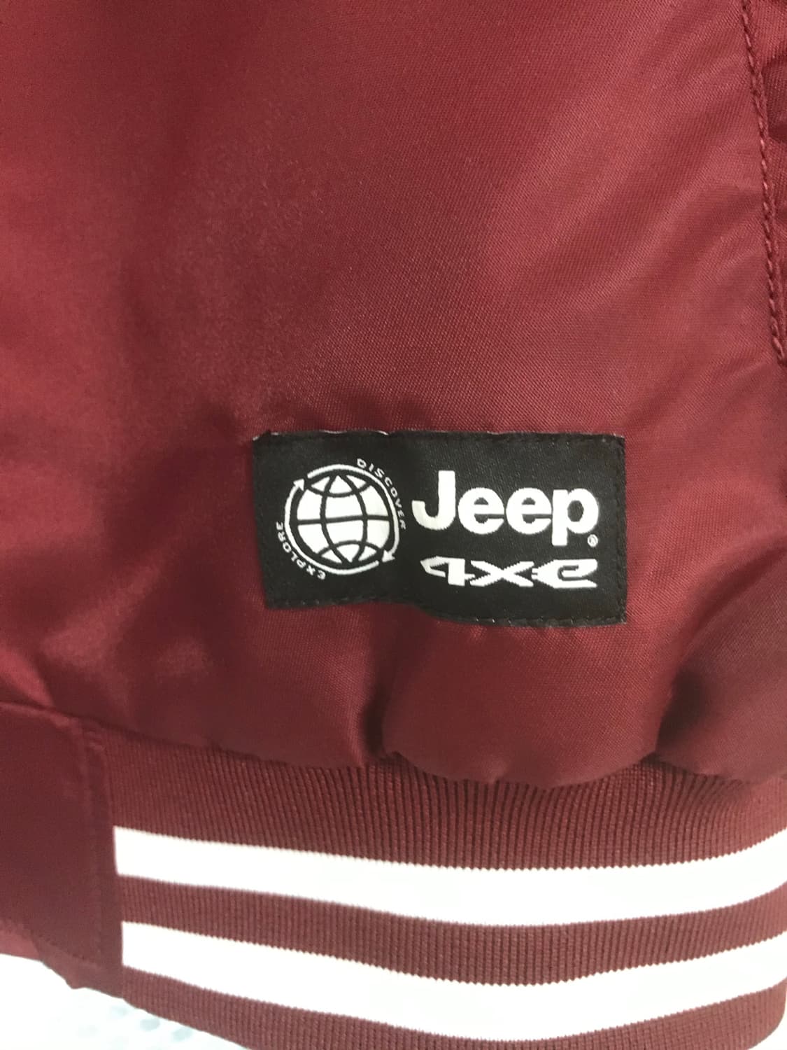 Jeep A1 YOKO 스타디움 재킷 버건디 상품이미지4