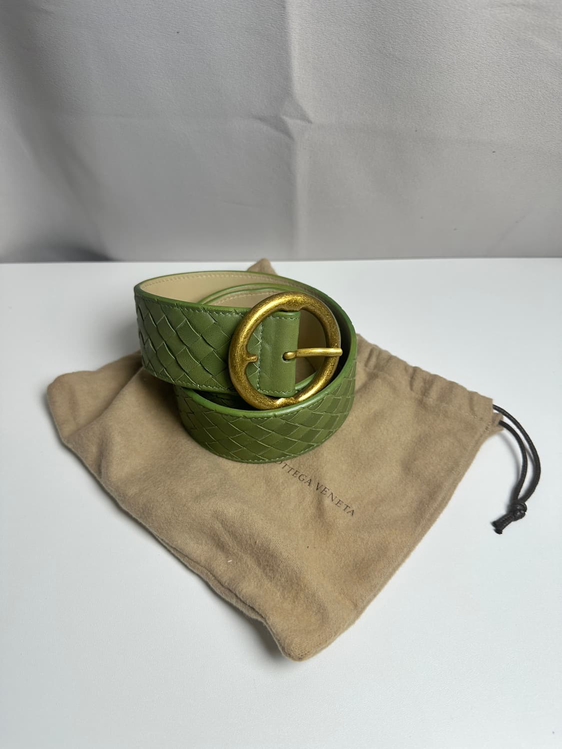 보테가베네타 인트레치아토 레더 벨트 상품이미지8