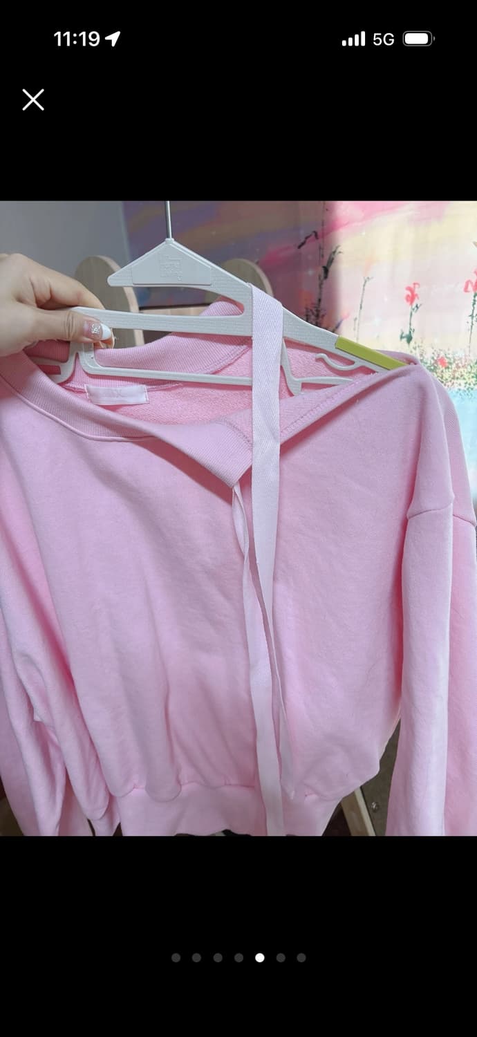 딸기우유 언발오프숄더 맨투맨(거의새옷) 상품이미지5