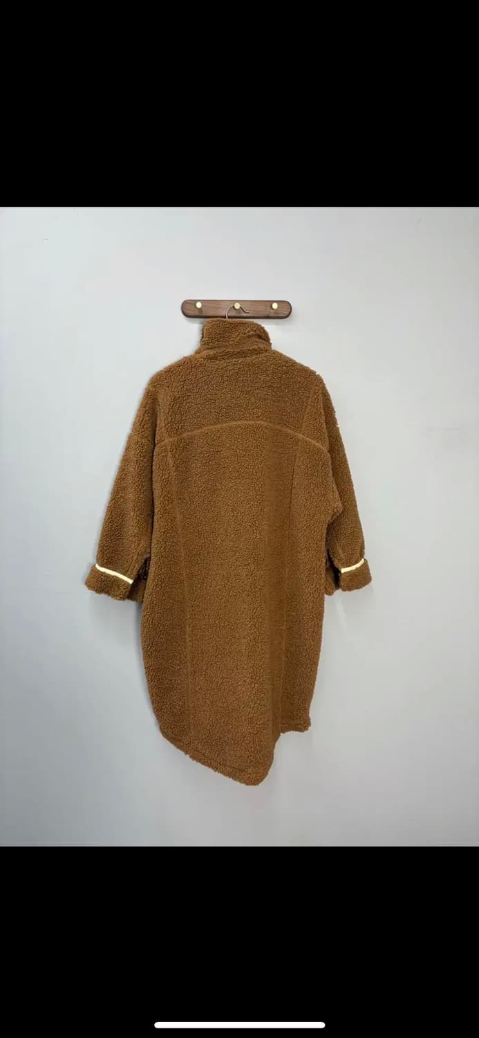 아디다스 쉐르파 브라운 오버핏 뽀글이 점퍼 H1075 상품이미지5