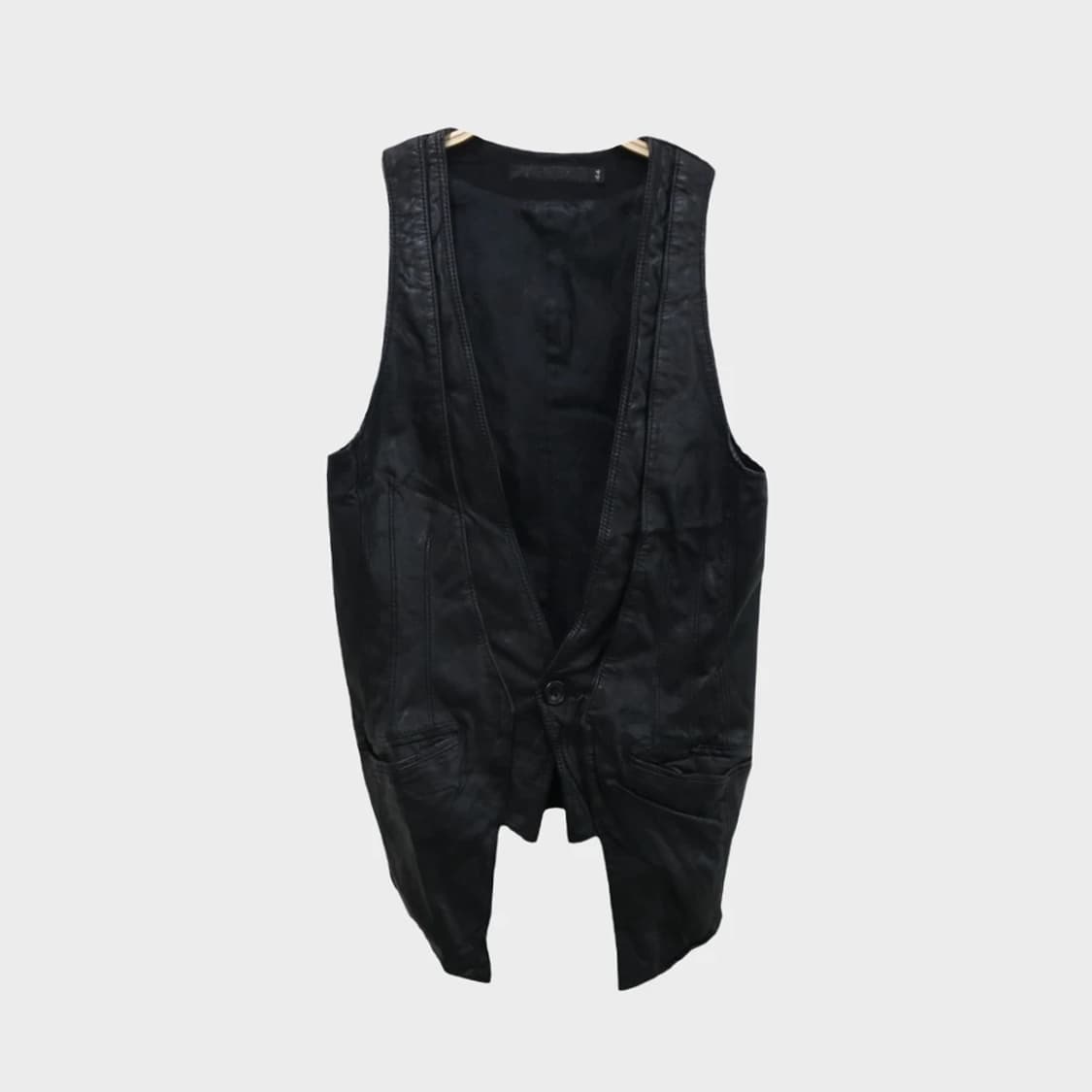 FUGA GOAT LEATHER 고스로리 가죽 베스트 60719 상품이미지1