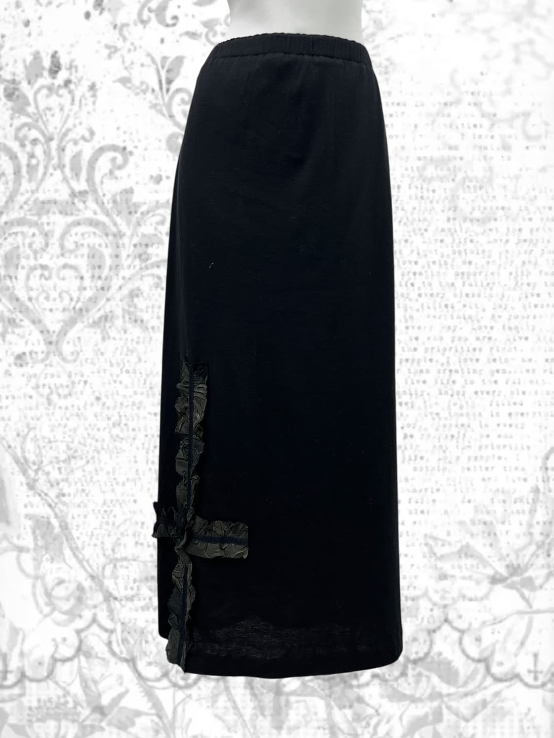 tomb frill cross long skirt 상품이미지4