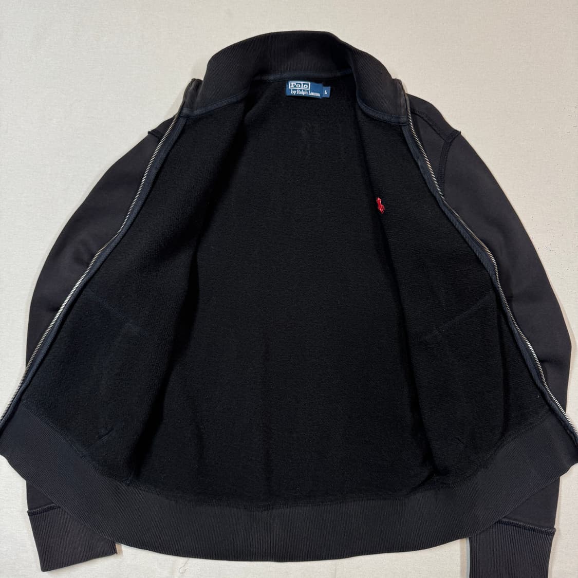 L) 폴로 랄프로렌 블랙 코튼 집업 상품이미지6