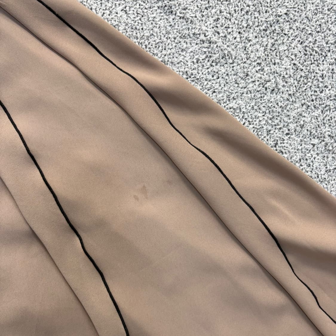 실측 막스마라 배색 플리츠 원피스 0420J 상품이미지6