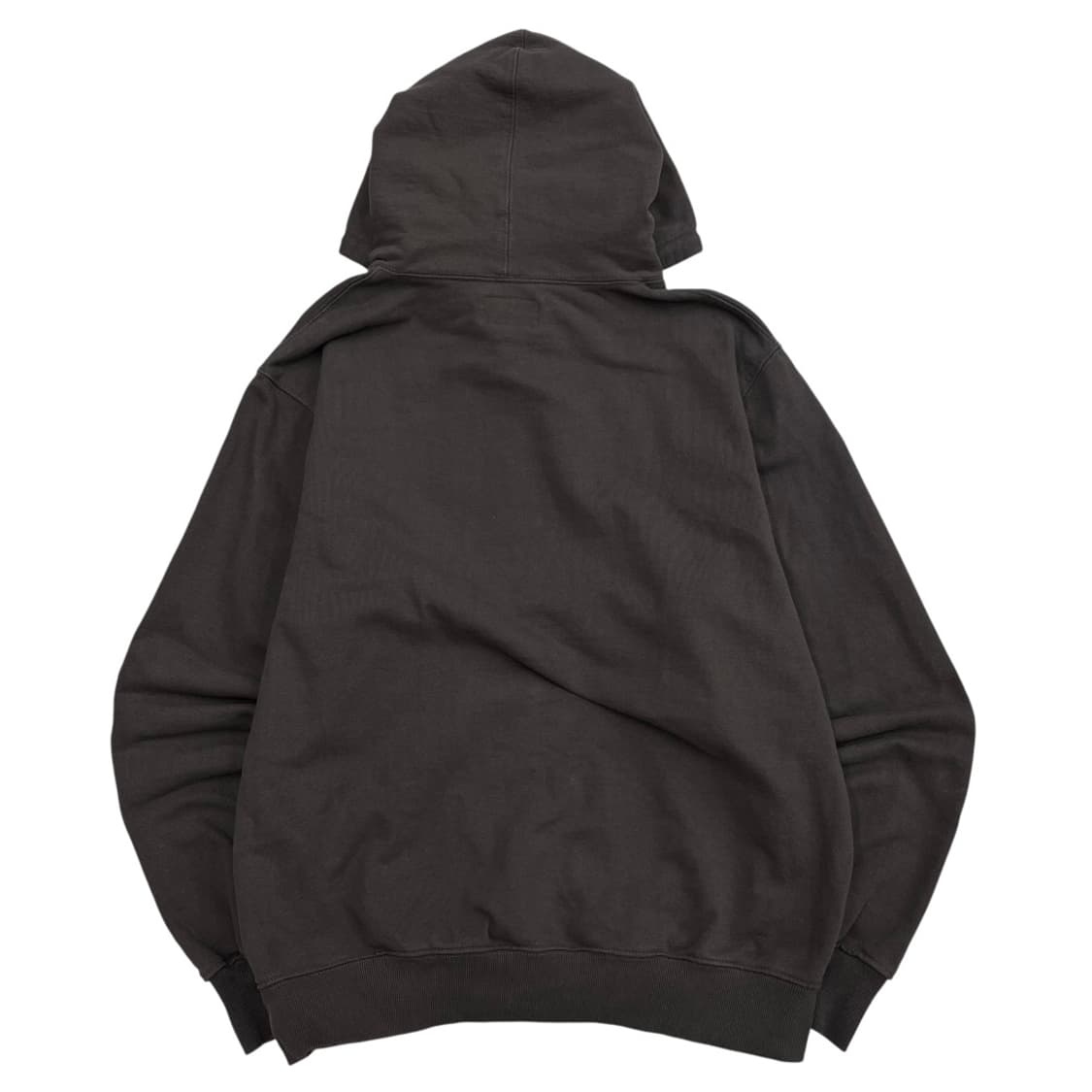 디스이즈네버댓 오렌지 로고 뮤트브라운 후드 L 상품이미지3